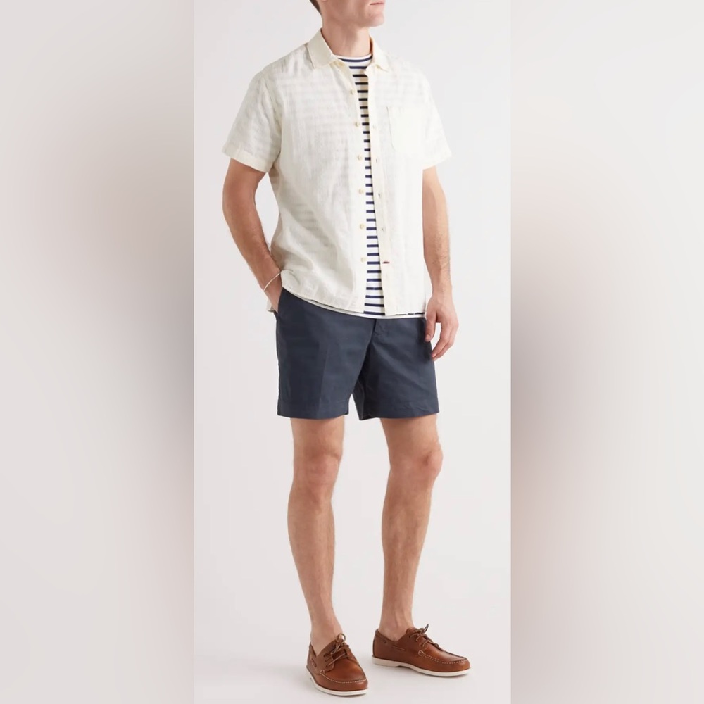 YMC NWT Mens Black Chino Short, Button Fly, Very High Quality, In Size 34 & 36